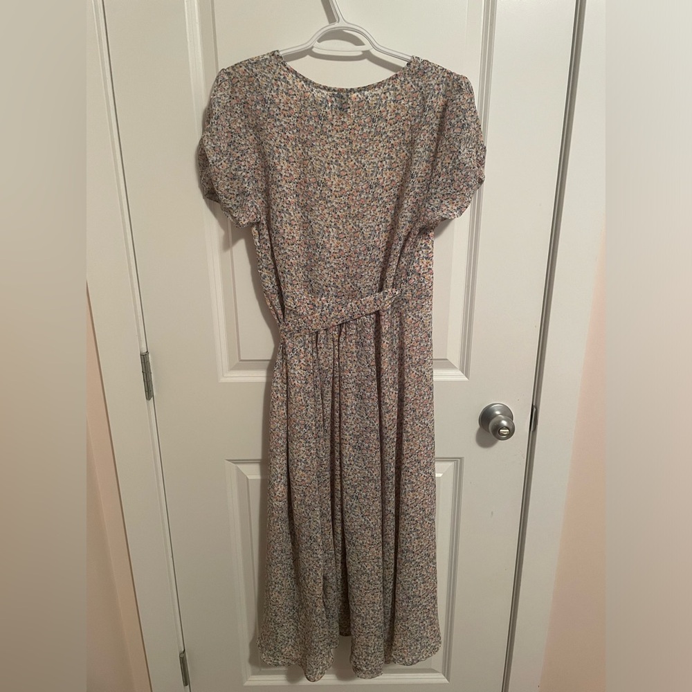 Princess Polly Floral Midi Wrap Dress, Size US 10 - Picture 4 of 5